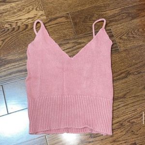 Pink tank top